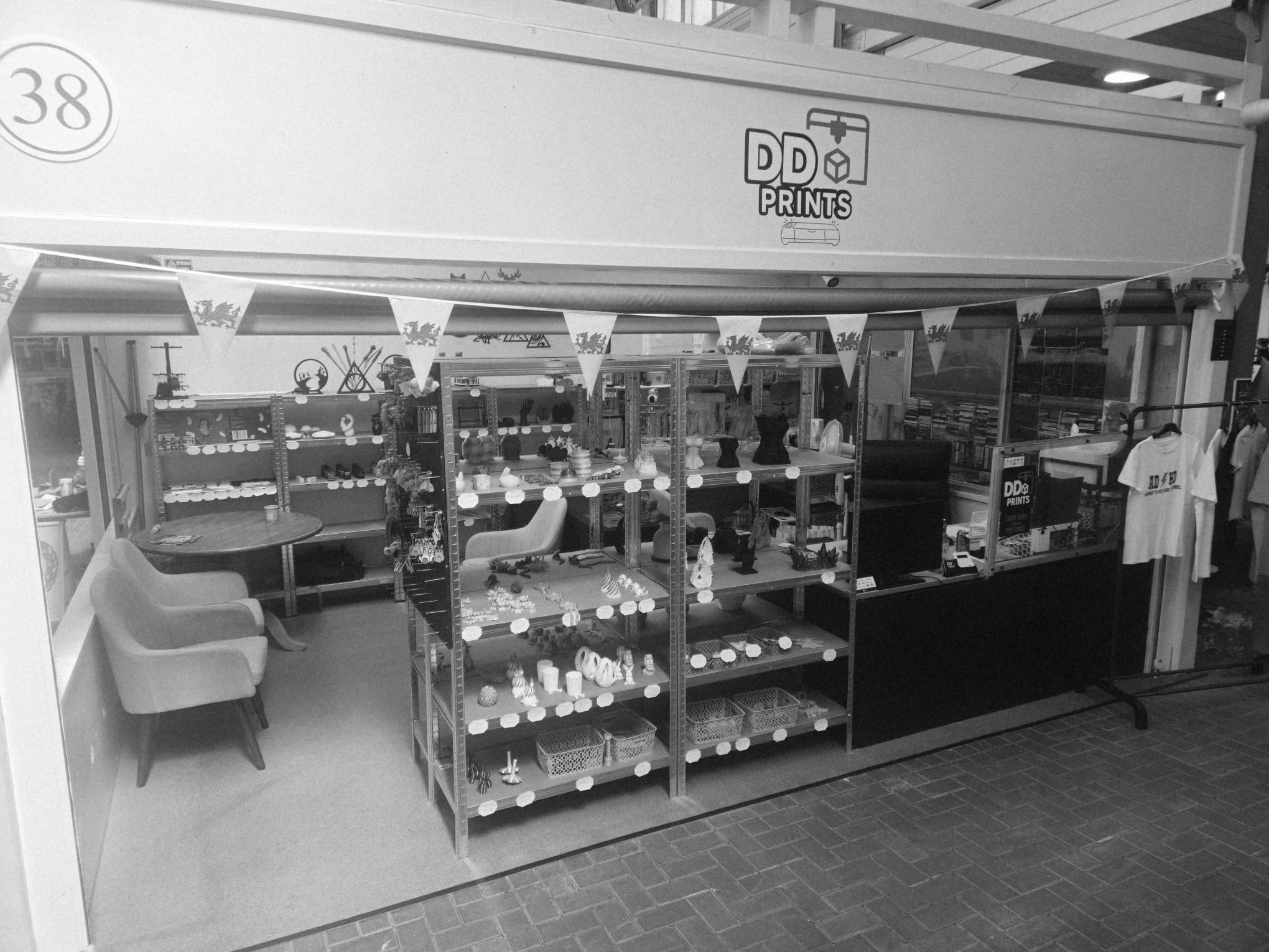 DDPrints 3D printing company at Pontypool Indoor Market